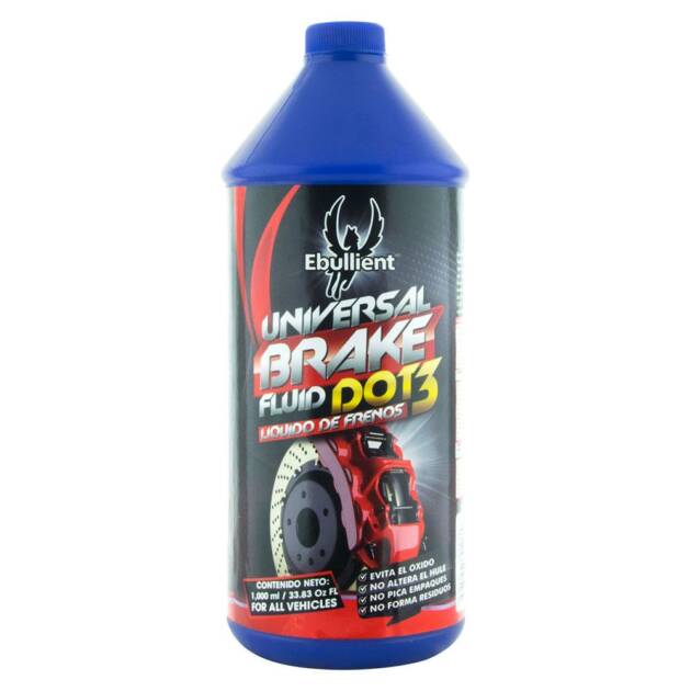 Ebullient, Liquido de Frenos DOT 3, Litro