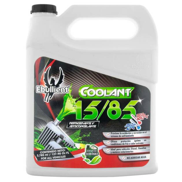 Ebullient COOLANT 15/85 Refrigerante Automotriz