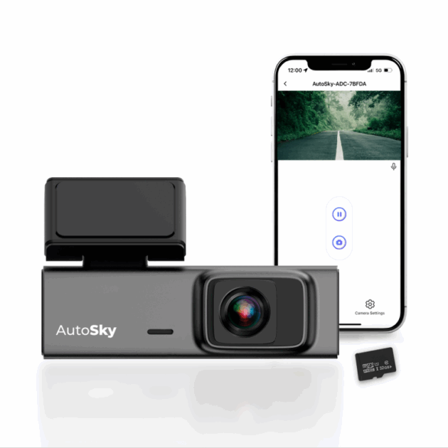 Dash Cam 2K con Wifi AutoSky