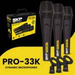 SET DE 3 MICROFONOS DINAMICOS SKP PRO 33K