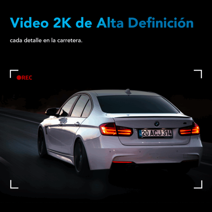 Dash Cam 2K con Wifi AutoSky - Image 3