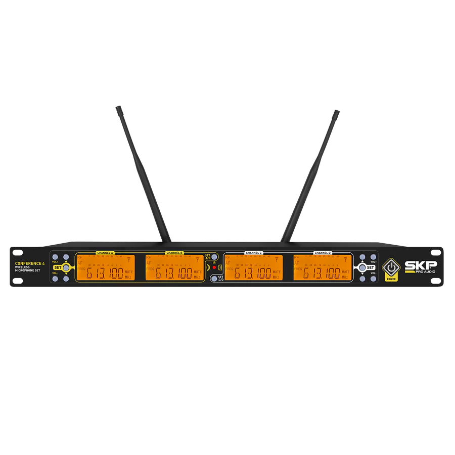 Sistema inalámbrico SPK 4 micrófonos de podio c. Accesorios - Image 4