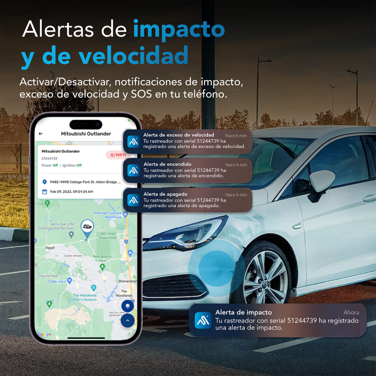 AutoSky Rastreador GPS para vehículos, OBDII, 4G LTE, Modelo - AVT-210, Ubicación del vehículo, historial de viaje, alertas de conducción, GeoFence, desarrollado en EE. UU., Familia o flotas - Image 4