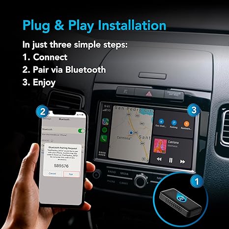 AutoSky Adaptador inalámbrico CarPlay y Android Auto 2 en 1 - Image 5