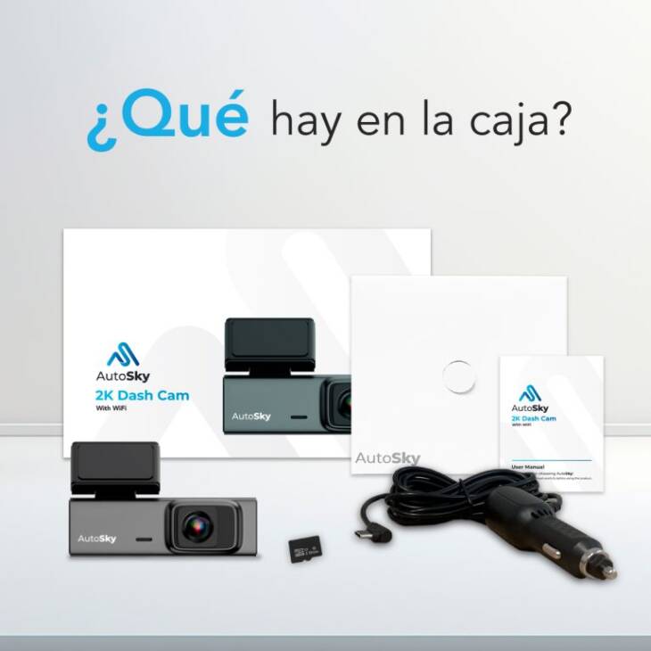 Dash Cam 2K con Wifi AutoSky - Image 6