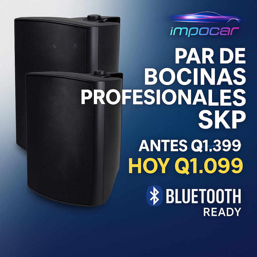 🔊 Par de Bocinas Profesionales SKP – 70/100V 8 Ohms