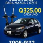 Amortiguadores delanteros para Mazda 2 2007 al 2015