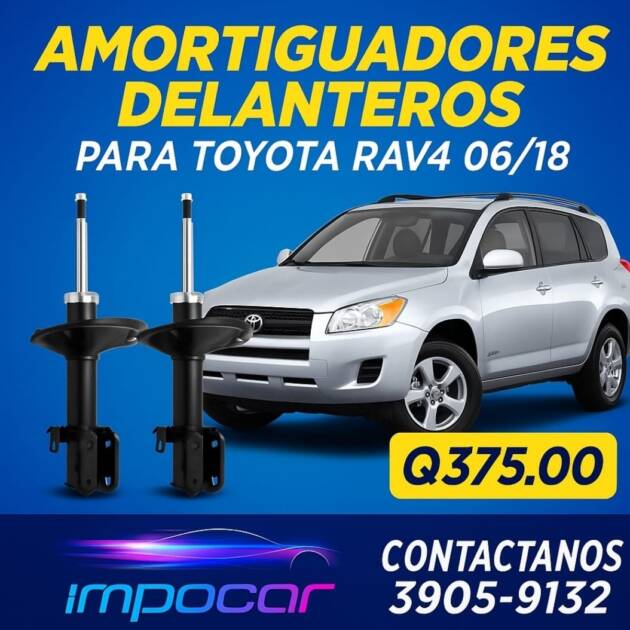 Amortiguadores delanteros para Toyota Rav4 2006 al 2018