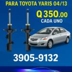 Amortiguadores delanteros para Toyota Yaris 2004 al 2013